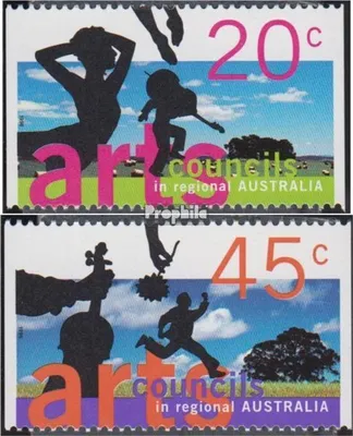 Produktbild von Briefmarken Australien 1996 Mi 1595G-1596G (kompl.Ausg.) postfrisch Kulturfördervereine