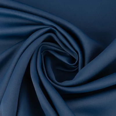 Produktbild von Gardinenstoff Meterware Verdunkelungsstoff Verdunkelung uni blau 1,40m