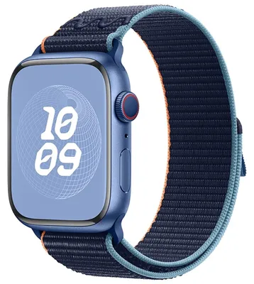 Produktbild von Für Apple Watch SE 2023 44mm Elastisches Design Nylon Klettverschluss Sport Arm Band M9