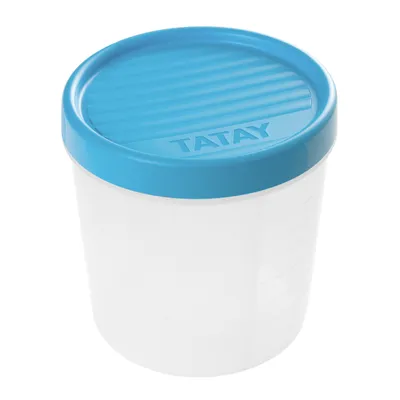 Imagen del producto de Tatay Twist, recipiente de alimentos de 1 litro, transparente. Transparente. Talla única