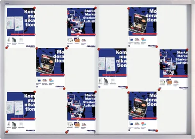 Produktbild von FRANKEN Schaukasten PRO Maße: 139 x 99 x 4,6 cm (B x H x T) Verwendung für Papierformat: 18 x DIN A4