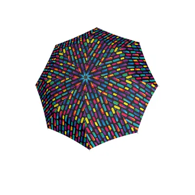 Produktbild von Knirps A.200 Duomatic Regenschirm Taschenschirm sturmfest create black
