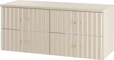 Produktbild von Waschtischunterschrank 120 cm breit in kaschmir AQUINO-140