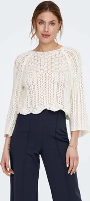 Produktbild von ONLY ONLNOLA LIFE 3/4 PULLOVER KNT NOOS Cloud Dancer M