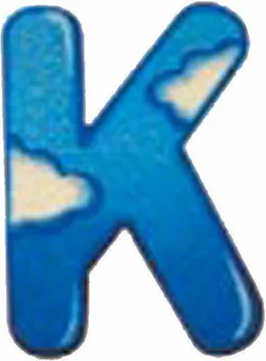 Produktbild von Selecta Spielzeug Alphabet K, Buchstabe, Kinderzimmer Deko, Holzspielzeug, Holz, 8 cm, 60911