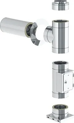 Produktbild von Jeremias DW-ECO Grundset Wandmontage 500 mm Ø150 mm