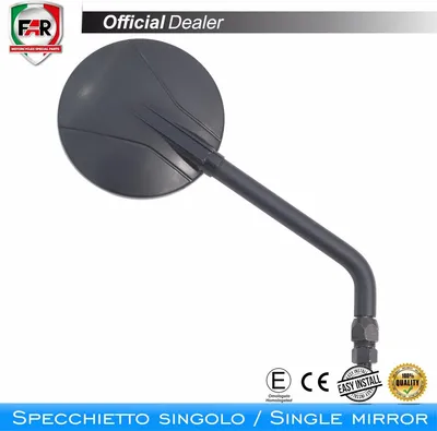 Immagine prodotto di Specchietto manubrio omologato FAR 7701 reversibile universale nero