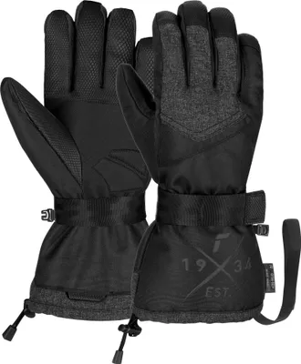 Obrázek produktu pro Rukavice Reusch, základní model, R-TEX® XT Junior: teplé, nepromokavé a prodyšné. Barva: černá/černá melírovaná. Velikost: 4