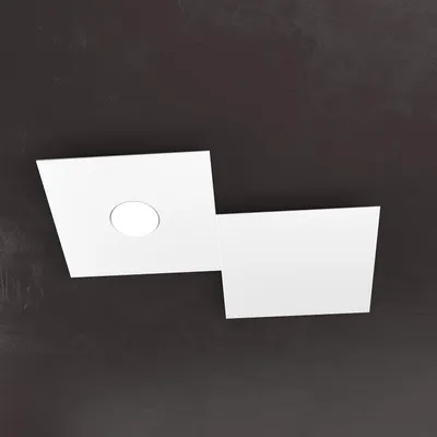 Obrázek produktu pro Moderní nástěnné svítidlo 2 moduly Eccentric Metal White 1 Light Gx53