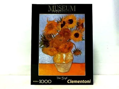 Zdjęcie produktu dla Clementoni puzzle 1000 Museum Sunflowers 31438