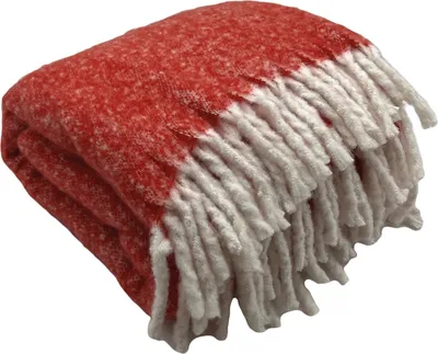 Produktbild von Plaid im Mohair-Look mit gedrehten Fransen