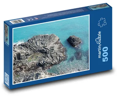 Zdjęcie produktu dla Puzzle 500 Wulkan - morze i natura - martinpuzzle