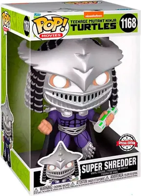 A Funko Pop! vinyl figure of Super Shredder from Teenage Mutant Ninja Turtles in its packaging.