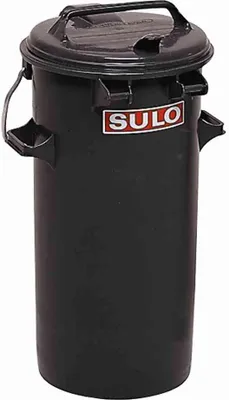 Produktbild von SULO 1052566 Systemmülleimer 50l Kunststoff grau Aluminiumverschlussbügel
