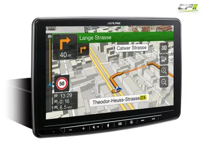 Produktbild von Alpine INE-F904D 1-DIN Navigationssystem universal mit 9-Zoll Touchscreen