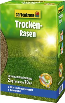 Produktbild von Gartenkrone Trockenrasen, 2,0Kg für 70 m2, 628830