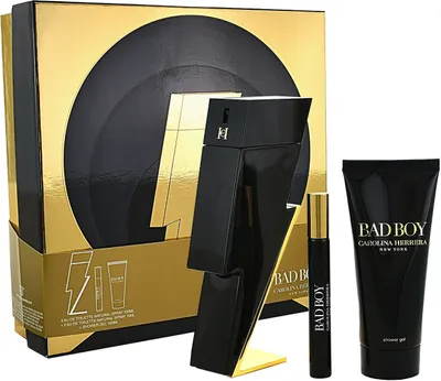 Image de Carolina Herrera BAD BOY EDT 100 ML + GEL 100 ML + MINI EDT10 ML