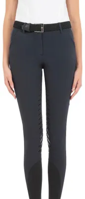 Immagine prodotto di Pantaloni da equitazione Equiline da donna Colinec FS/21 blu scuro a sella intera, Eq20_FS_Gr.:34