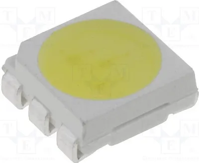 Produktbild von 5x LED SMD 6500K 5060,PLCC6 120° 6000÷6500mcd kaltweiß  60mA OF-SMD5060W LED-Diode