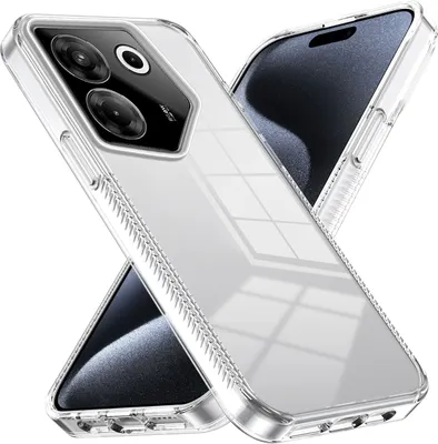 Produktbild von Hülle für Tecno Camon 20 Pro 5G Rutschfest Kristallklare Stoßfeste TPU Bumper Handyhülle Transparent