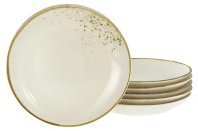 Produktbild von CreaTable, 24652, Nature Collection Creme, Dessertteller 6-tlg, Steinzeug