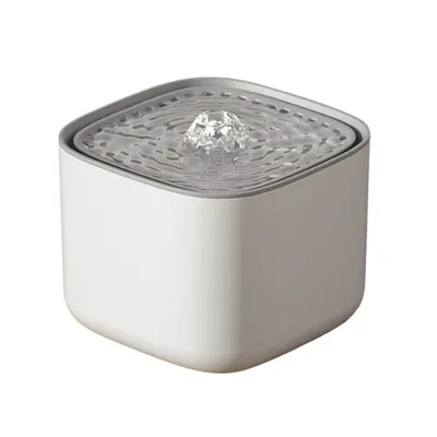 Imagen del producto de Fuente de agua silenciosa para gatos, 3 litros, con filtro, USB y dispensador automático de agua