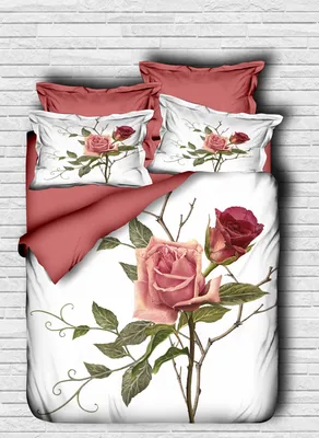 Obrázek produktu pro L'Essentiel Linge de Maison, Adal- PRL1144, Rose, přikrývka, povlak na přikrývku a polštář: 100% polyesterový mikrosatin