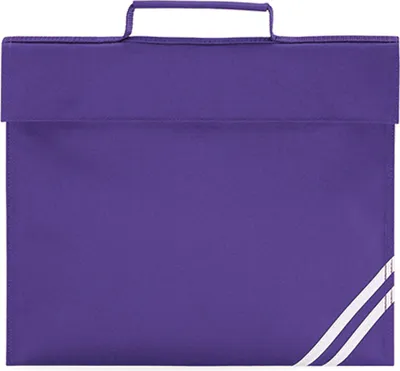 Immagine prodotto di Quadra QD456 | Borsa per libri classica / 36 x 30 cm - Colore: viola - Dimensioni: 36 x 30 cm