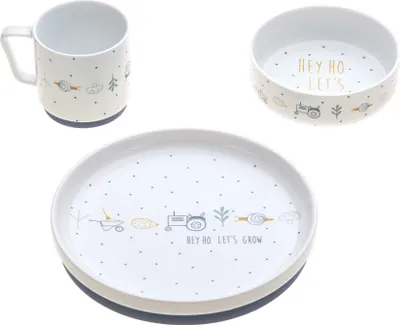 Produktbild von Lässig Tischset Porzellan/Silikon Garden Explorer boys