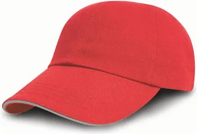 Produktbild von Result Headwear RC050X | Printers / Embroiderers Cap / Kappe / Mütze / Hut - Farbe: Red/Putty - Größe: One Size