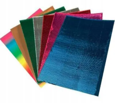 Produktbild von ALIGA Wellpappe farbig metallic Mix 6 Farben
