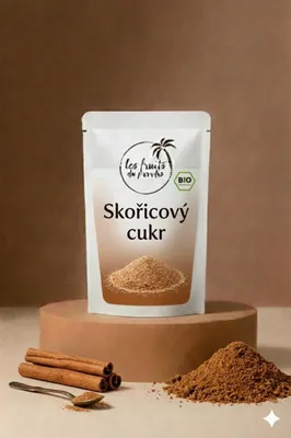 Obrázek produktu pro Skořicový cukr 13% BIO 1 kg LES FRUITS DU PARADIS