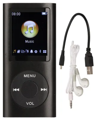 Image de Lecteur MP3, élégant, multifonctionnel, son sans perte, écran LCD fin de 1,8 pouce, musique portable