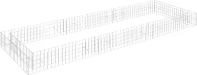 Image de Lit surélevé à gabion Acier galvanisé 300x100x20 cm