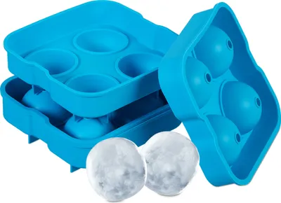 Produktbild von silikónová forma na kocky ľad relaxdays sada 2 ks