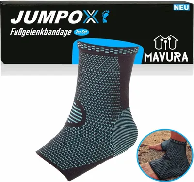 Zdjęcie produktu dla JUMPOX orteza stawu skokowego orteza stawu skokowego [zestaw 2] - M