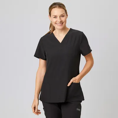 Produktbild von Sportsline Damen Kasack schwarz, 2XL : 2XL : schwarz : 94% Recycling-Polyester 6% Elasthan