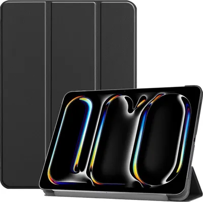 Produktbild von Schutzhülle für iPad Pro 13" 7 gen. 2024, Bizon Case Tab Croc, Schwarz