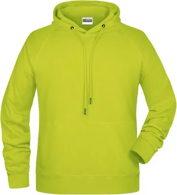 Produktbild von Men's Hoody Kapuzensweat mit Raglanärmeln acid-yellow, Gr. 5XL