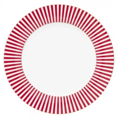 Produktbild von Pip Studio Speiseteller Royal Stripes Dark Pink (26,5 cm)