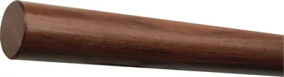 Produktbild von TIBU Nussbaum Handlauf Holz Geländer Treppe 0,3m - 5m, Länge 0,3 m und Enden gefast ohne Halter