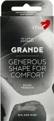 Produktbild von Condoms Rfsu Grande 19 Cm 10 Uds