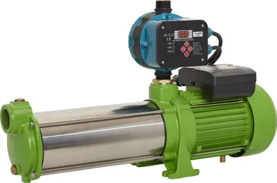 Produktbild von CHM GmbH® Gartenpumpe mit Druckschalter CH 18 Wasserpumpe, Kreiselpumpe Edelstahl 11 Bar 8600 L/h