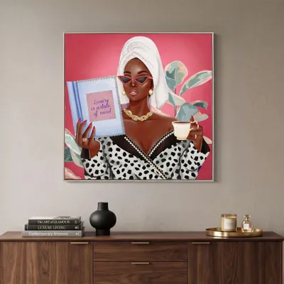Obrázok produktu pre Lakovaný obraz na plátne s rámom 82x4x82 cm