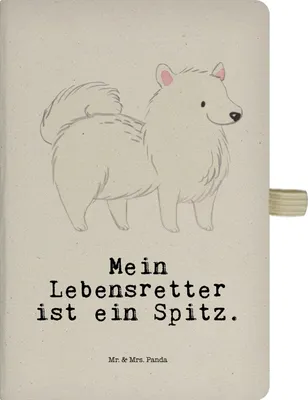 Produktbild von Mr. & Mrs. Panda Kladde Spitz Lebensretter - Transparent - Geschenk, Skizzenbuch A5, Notizbuch, Schreibbuch, Tagebuch