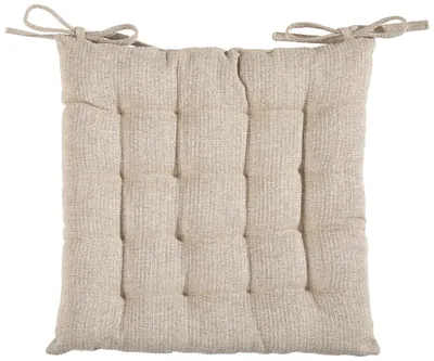 Produktbild von Robustes und langlebiges Sitzkissen 40x40cm aus Mischgewebe in Beige
