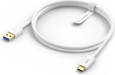 Produktbild von AlzaPower Core USB-A auf USB-C 3.2 Gen 1 5 Gbit/s 1 m weiß