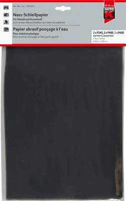 Produktbild von Auto-K Nass-Schleifpapier P1200 23x28 23 x 28 cm, 5 Stück