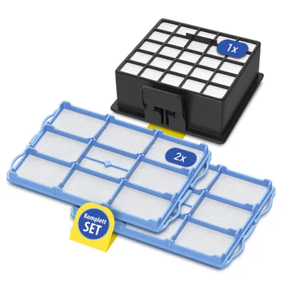 Obrázok produktu pre Sada Hepa filtrov a 2x motorových filtrov vhodných ako Bosch 578731 578863 pre vysávač