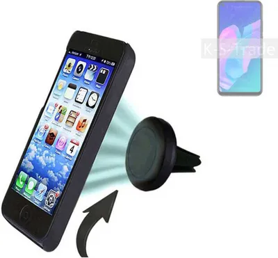Produktbild von K-S-Trade Kompatibel mit Huawei Y7p Auto Handy Halterung KFZ Halter Lüftungsgitterhalterung Air Vent mount Smartphone Halter